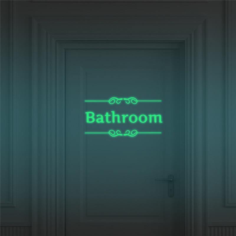 Luminous Toilet Wall Sticker