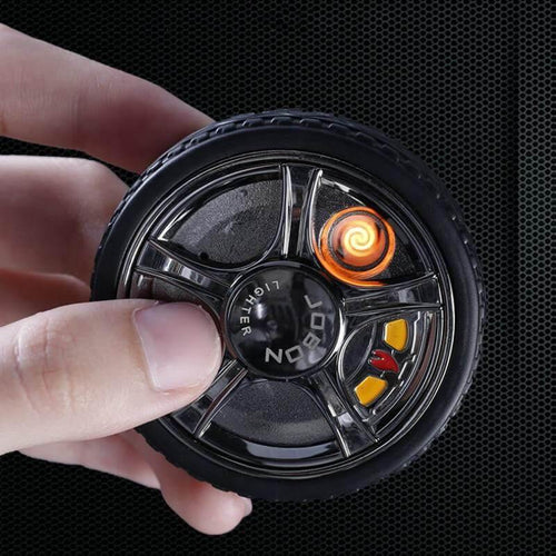 Tire Shaped Fidget Spanner Rechargeable Plasma Lighter - Image 0