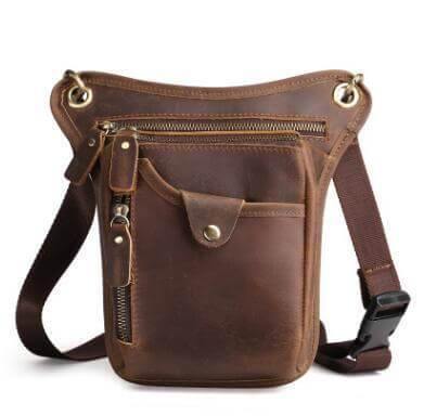 Men's Shoulder Messenger Leather Bag - MaviGadget