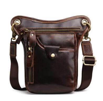 Men's Shoulder Messenger Leather Bag - MaviGadget