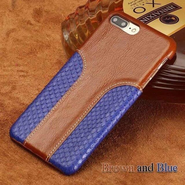 Luxury Snake Skin Leather Iphone Case - Image 2