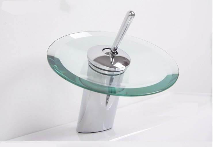 Glass Circle WaterFall Tap Faucet - Image 1