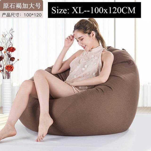 Modern Look Loft Style Pouf One Seat Bean Bag