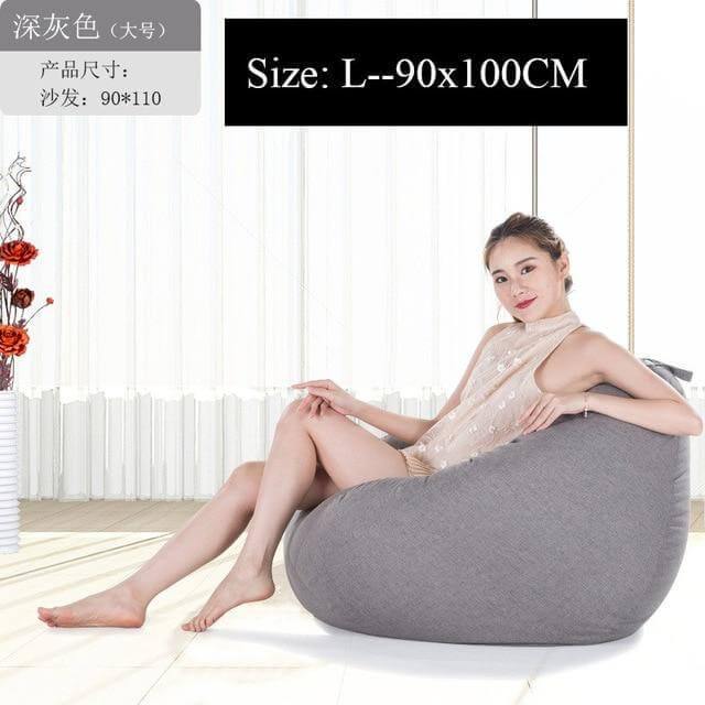 Modern Look Loft Style Pouf One Seat Bean Bag