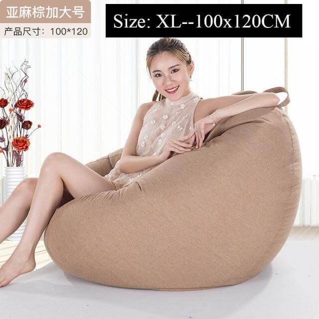 Modern Look Loft Style Pouf One Seat Bean Bag