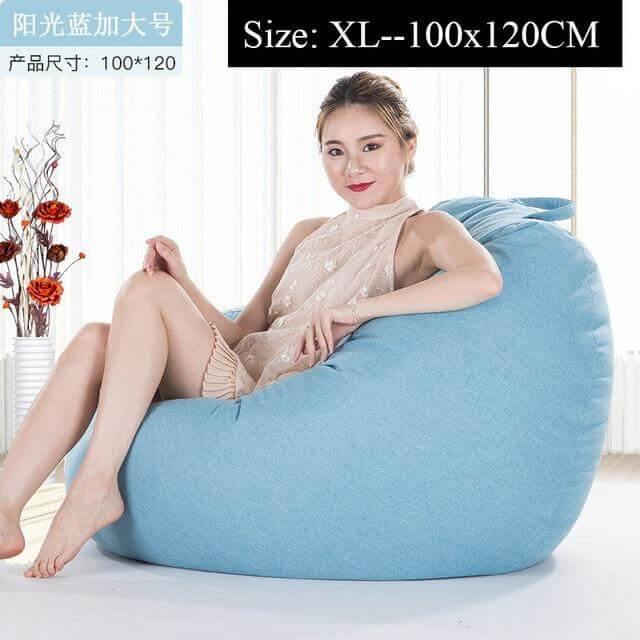 Modern Look Loft Style Pouf One Seat Bean Bag - Image 26