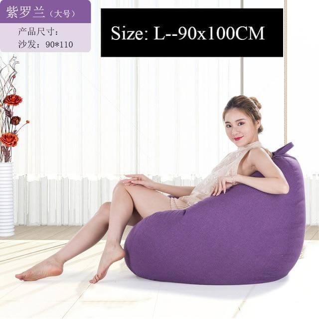 Modern Look Loft Style Pouf One Seat Bean Bag