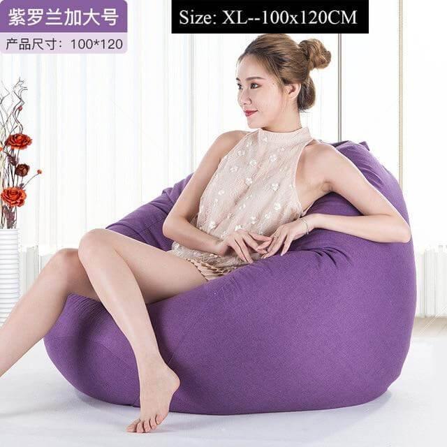 Modern Look Loft Style Pouf One Seat Bean Bag