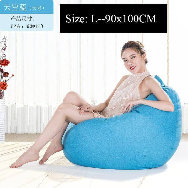 Modern Look Loft Style Pouf One Seat Bean Bag