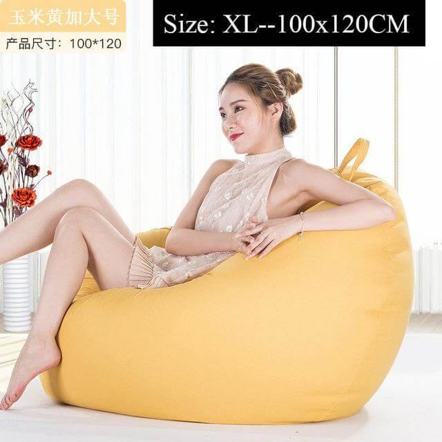 Modern Look Loft Style Pouf One Seat Bean Bag - Image 20