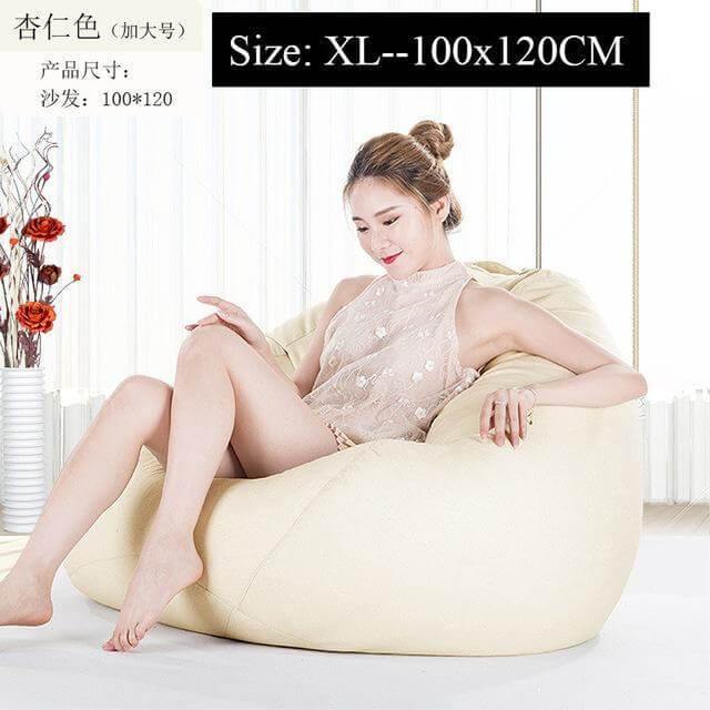 Modern Look Loft Style Pouf One Seat Bean Bag