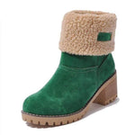 Colorful Warm Slip Women Winter Boots