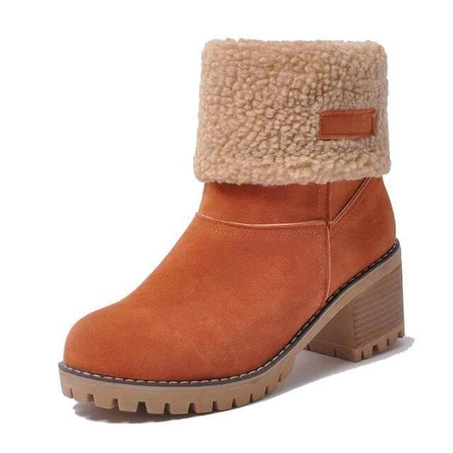 Colorful Warm Slip Women Winter Boots - Image 1