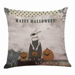 Cotton Comfy Pumpkin Printed Halloween Pillow Cases - MaviGadget