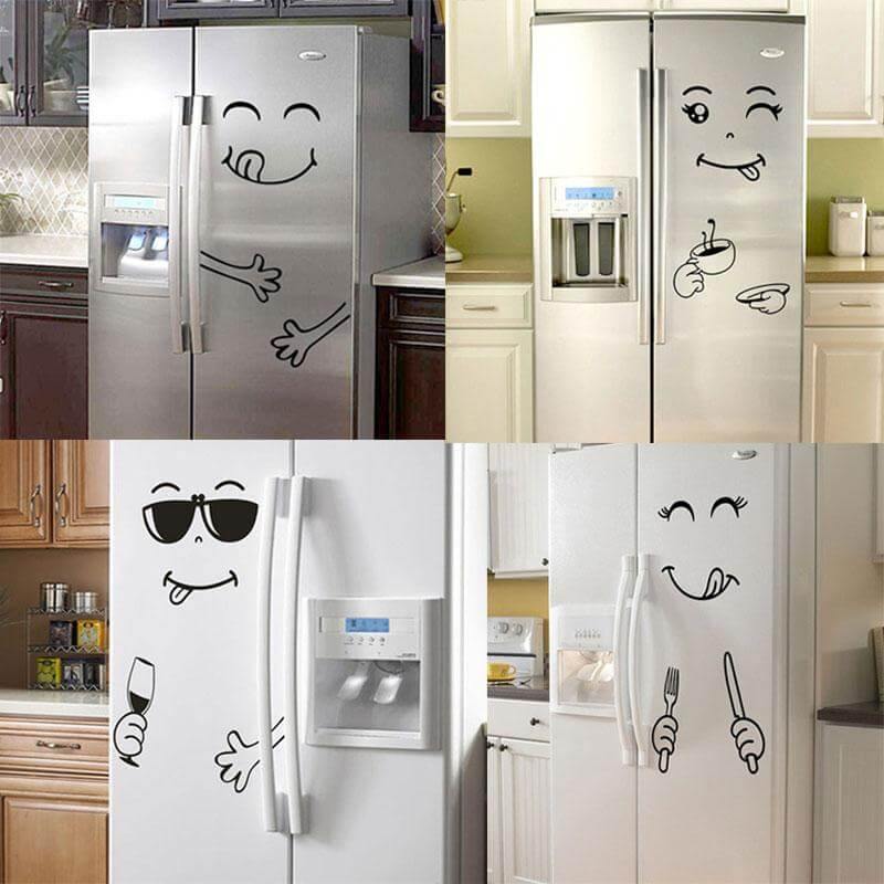 Smile Face Yummy Fridge Stickers - MaviGadget