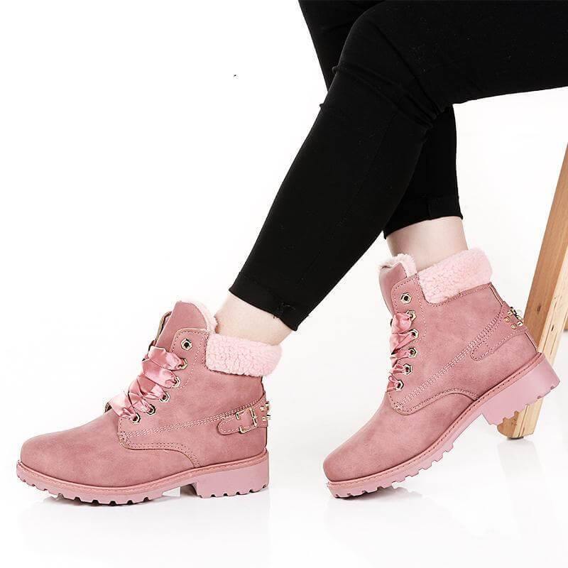 New British Style Lace Up Ankle Boots for Women - Image 0
