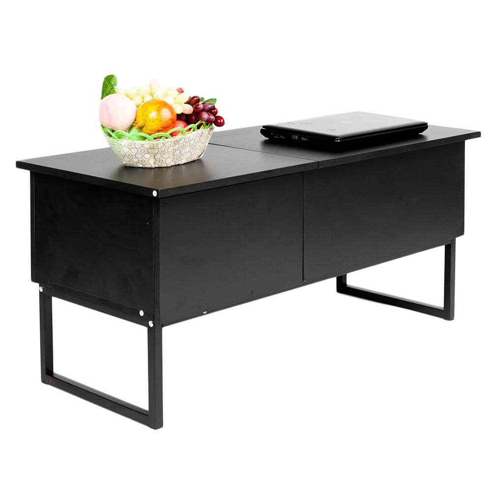 Black Modern Lift Up Top tool for coffee table and desk