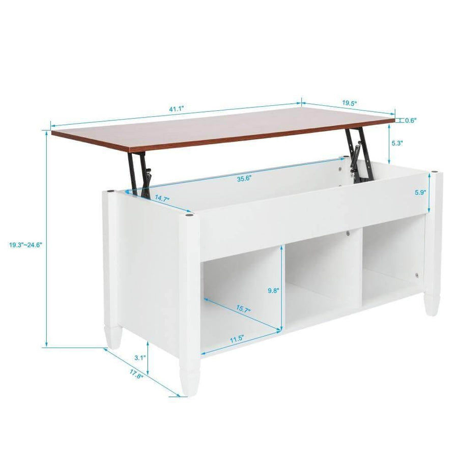 Modern Lift Top Coffee Table - Image 4