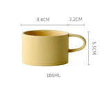 Nordic Colorful Elegant Matte Coffee Mugs