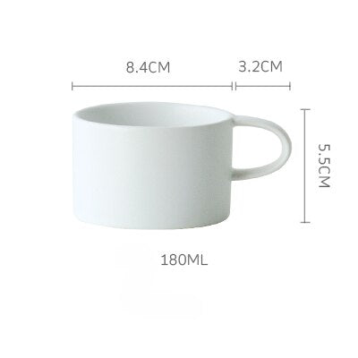 Nordic Colorful Elegant Matte Coffee Mugs