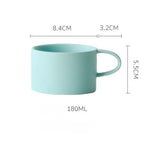 Nordic Colorful Elegant Matte Coffee Mugs