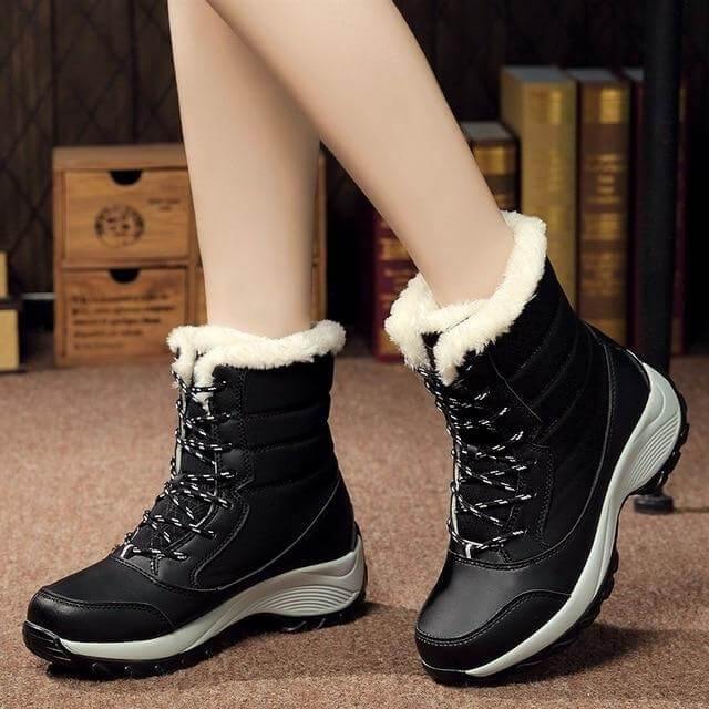 Thick Warm Waterproof Modern Winter Boots for Women - Image 8
