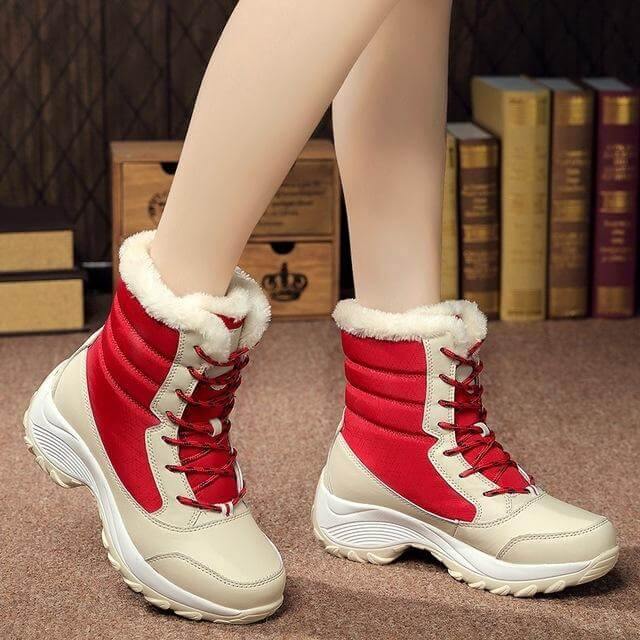 Thick Warm Waterproof Modern Winter Boots for Women - Image 9