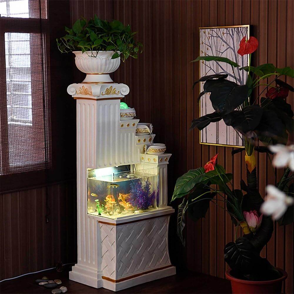 Luxury Roman Style Vintage Aquarium Fish Tank