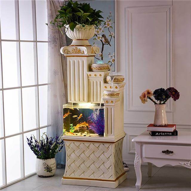 Luxury Roman Style Vintage Aquarium Fish Tank