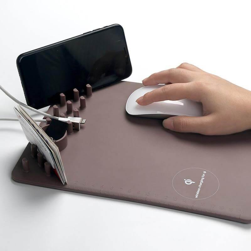 2 in 1 Wireless Mouse Charger Pad