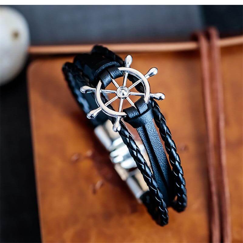 Captain Leather Bracelet - Image 5