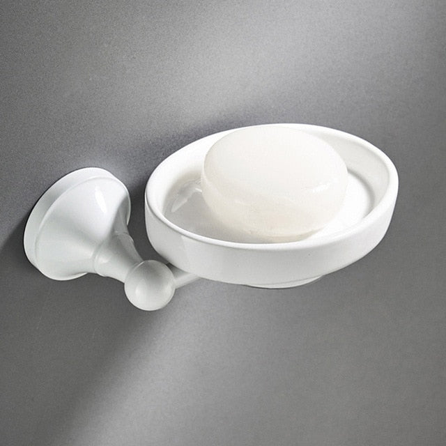 Wall-Mounted Bathroom Accessories Holder Set - Image 14