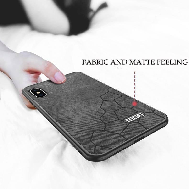 Luxury Fabric Hard Back Cover For iPhone Models - Image 7