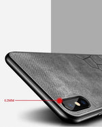 Luxury Fabric Hard Back Cover For iPhone Models - MaviGadget