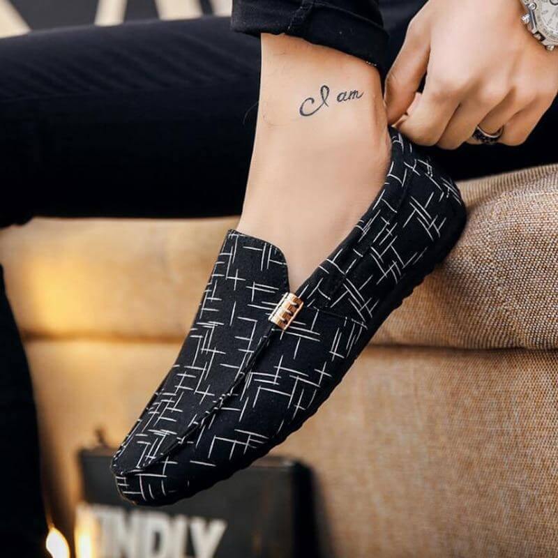 Designer Canvas Seasonal Slip-on Men Casual Shoes - Image 4