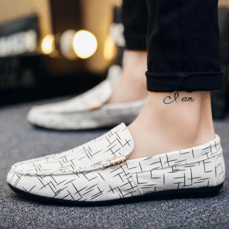 Designer Canvas Seasonal Slip-on Men Casual Shoes