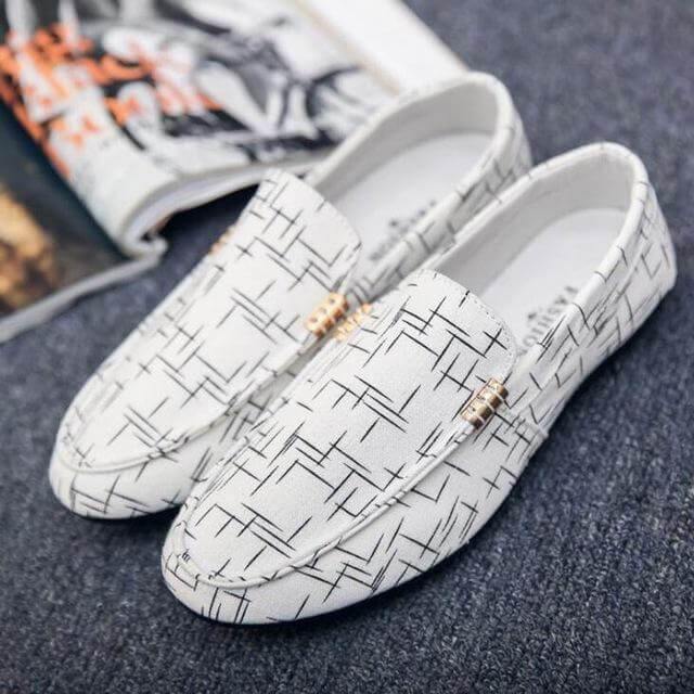 Designer Canvas Seasonal Slip-on Men Casual Shoes - Image 1