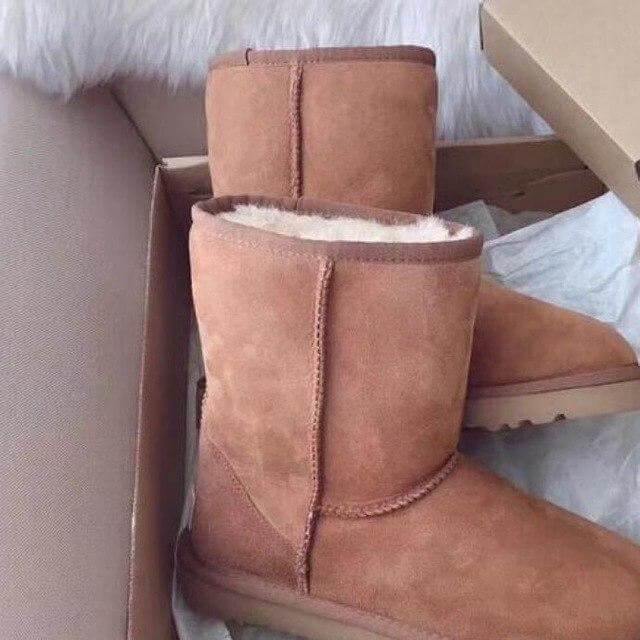 Natural Warm Leather Boots - Image 5