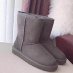 Natural Warm Leather Boots