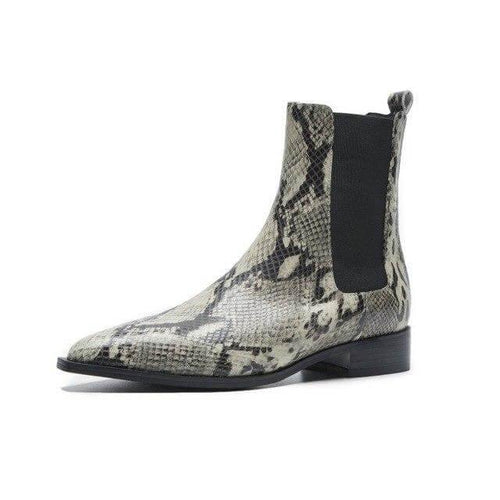 Real Leather Short Ankle Boots - Image 0