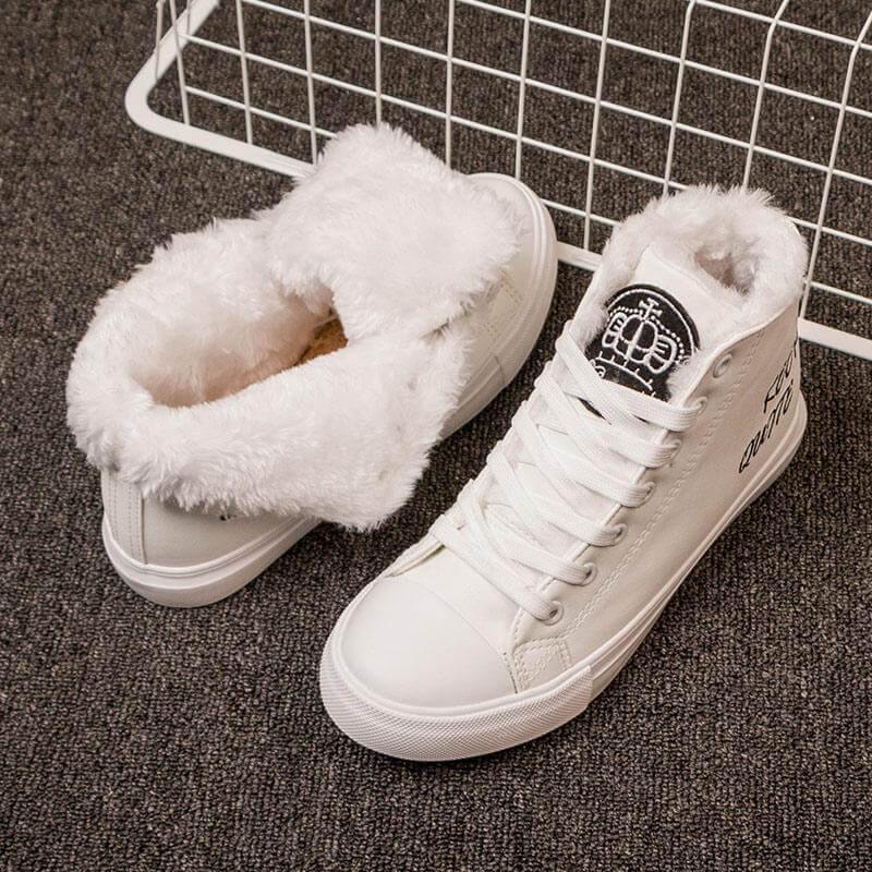 Low Ankle Fashion Winter Boots Sneakers - Image 0