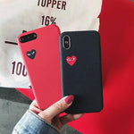 Hard Matte Love Solid Iphone Cases - MaviGadget