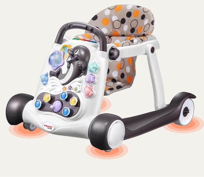 Anti-Rollover Multi-function Baby Walker with Music - MaviGadget