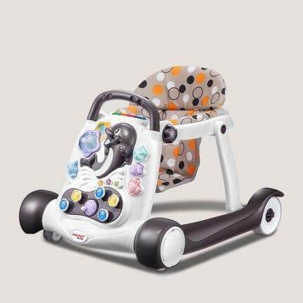 Anti-Rollover Multi-function Baby Walker with Music