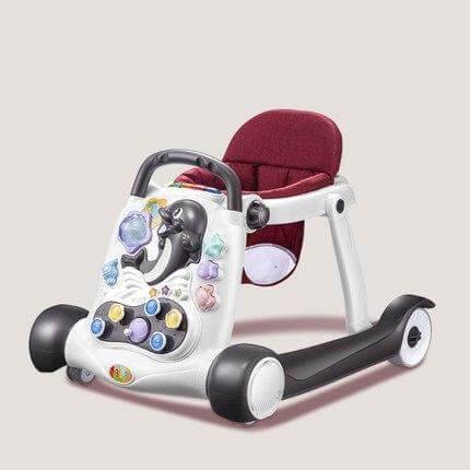 Anti-Rollover Multi-function Baby Walker with Music