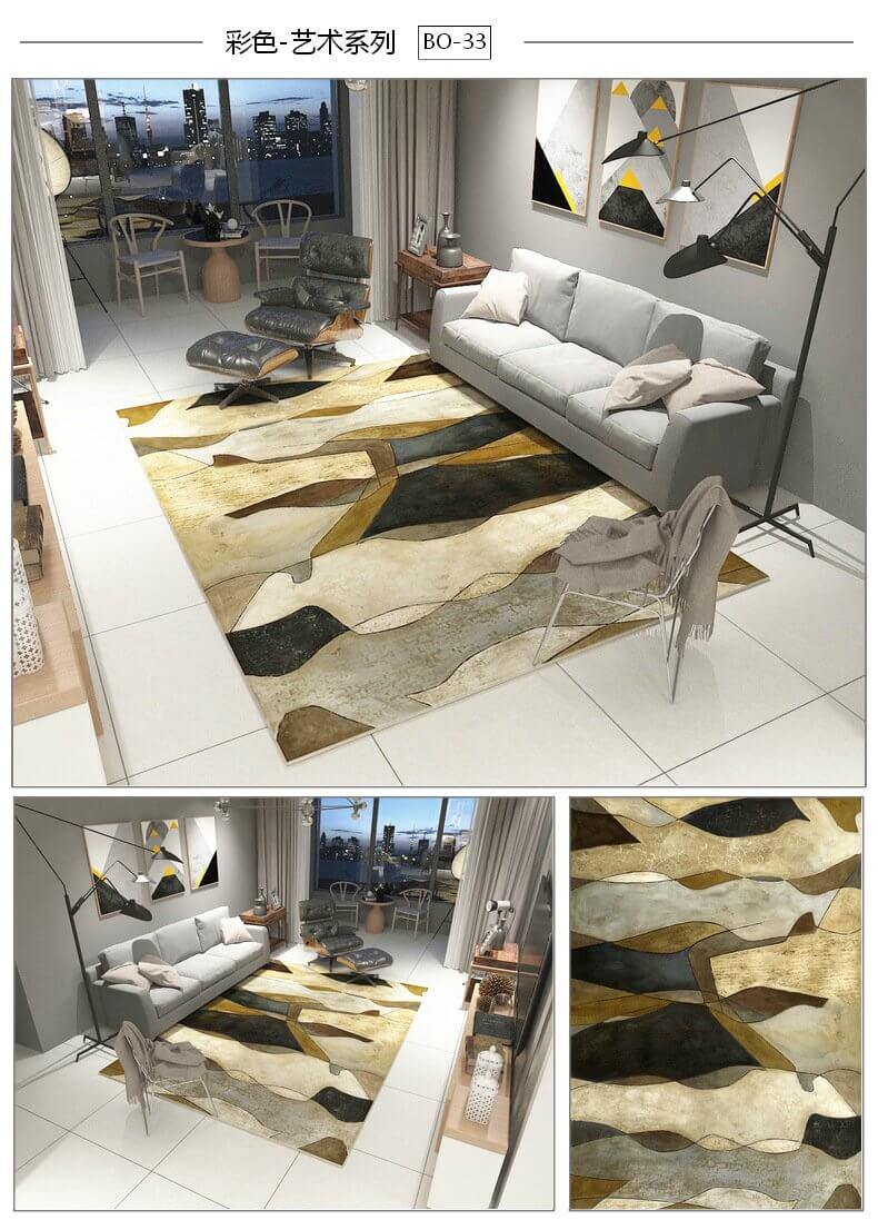 Creative Modern Pastoral Style Soft Carpet for Home - Image 12