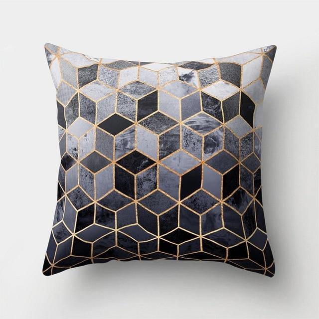 Square Decorative Geometric Striped Pillow Cases - Image 10