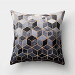 Square Decorative Geometric Striped Pillow Cases