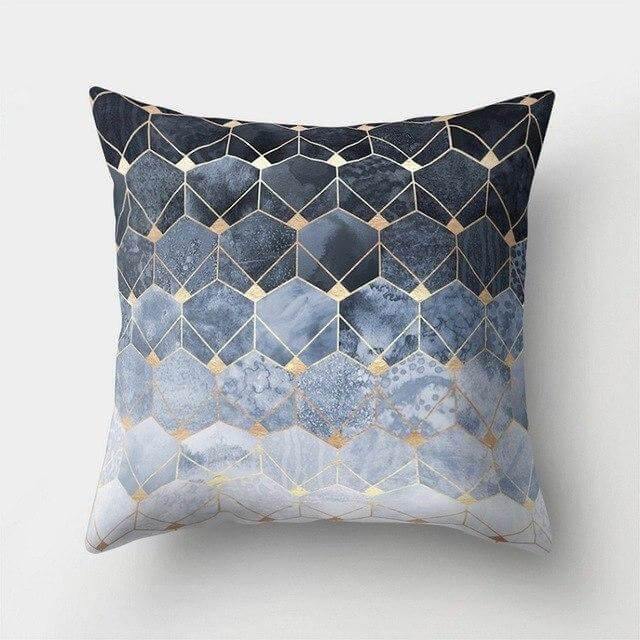 Square Decorative Geometric Striped Pillow Cases