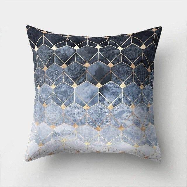 Square Decorative Geometric Striped Pillow Cases - Image 3